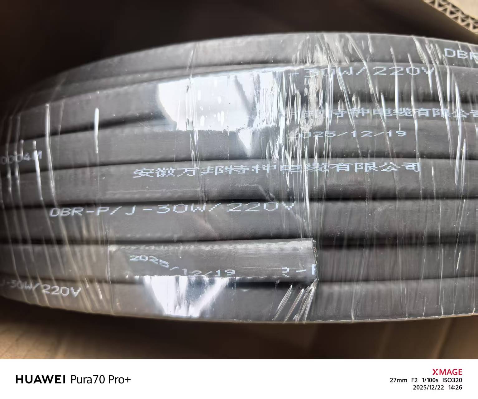 DBR-P/J-30W-220V低溫阻燃防爆加強電伴熱帶